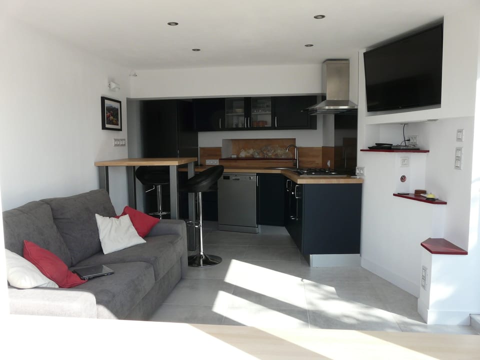 Hall & modern kitchen, internet TV, Netflix, etc