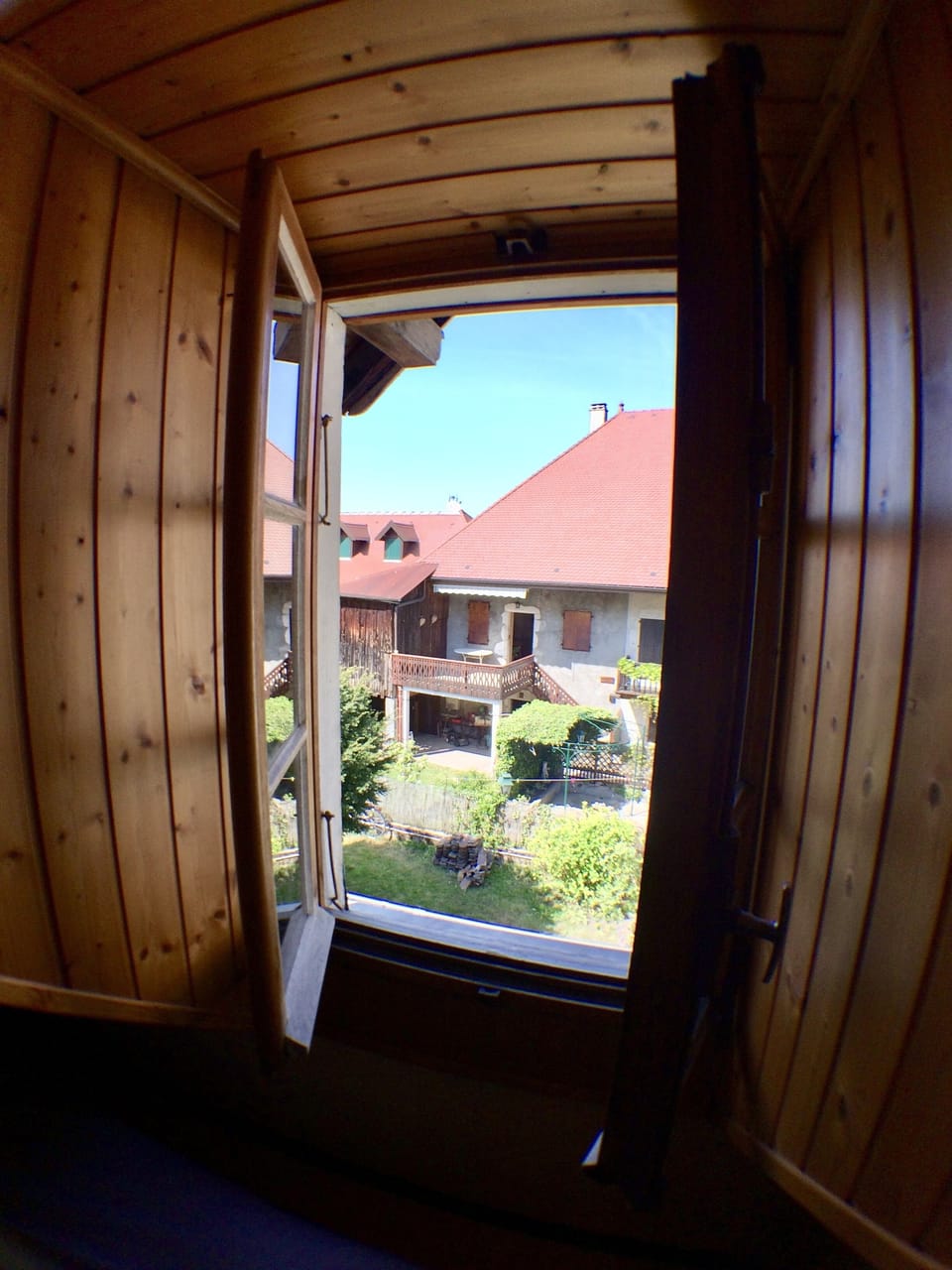 View from the kids' room, on the garden side