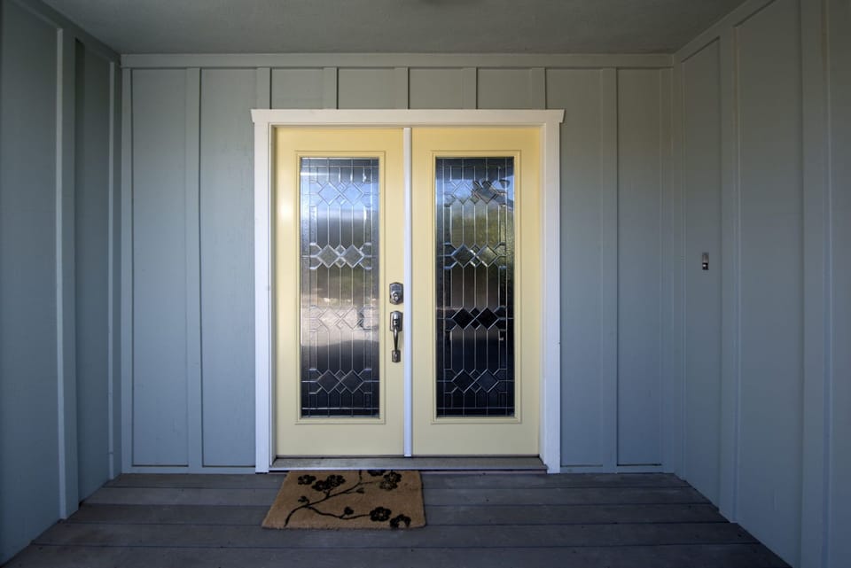 Beautiful front entry.