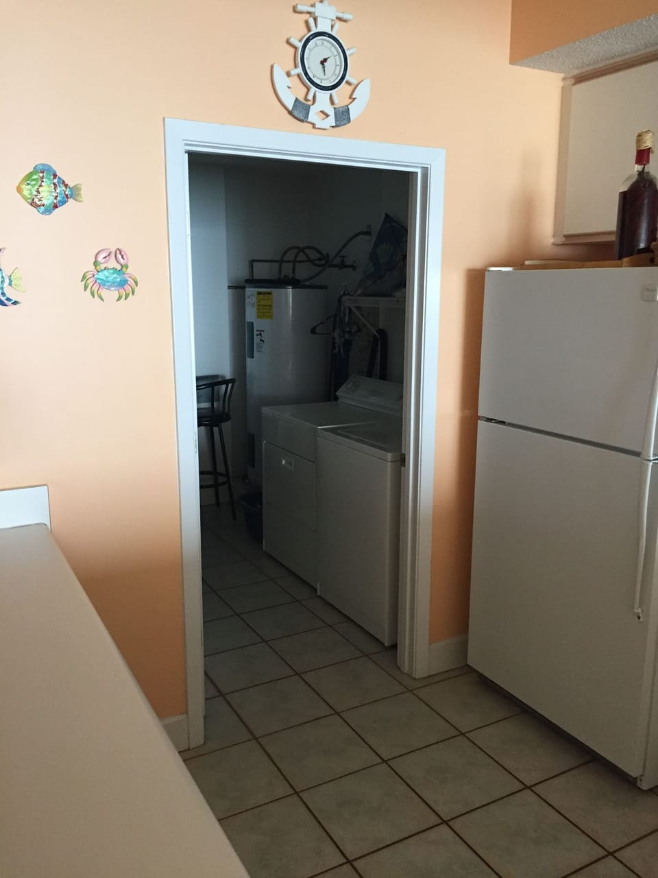 Laundry room with washer and dryer