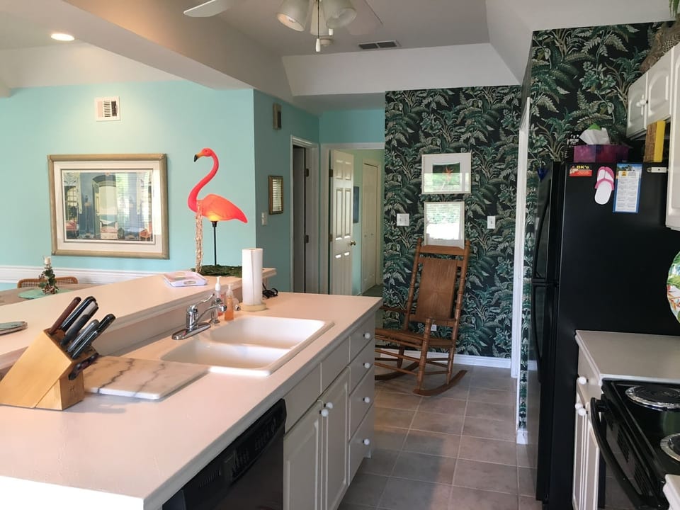 Kitchen, which also has a nice pantry.