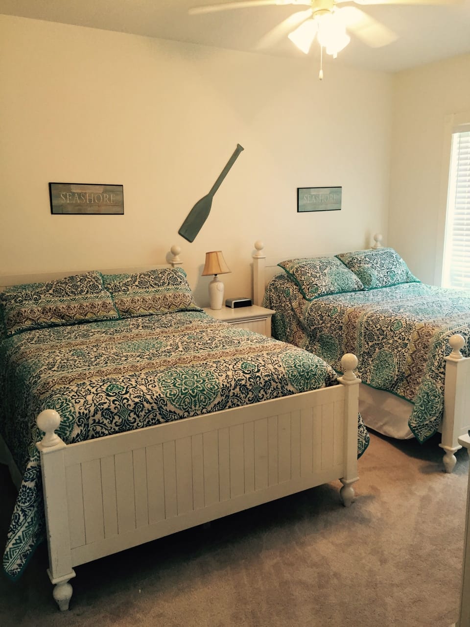 Bedroom with 2 full size beds
