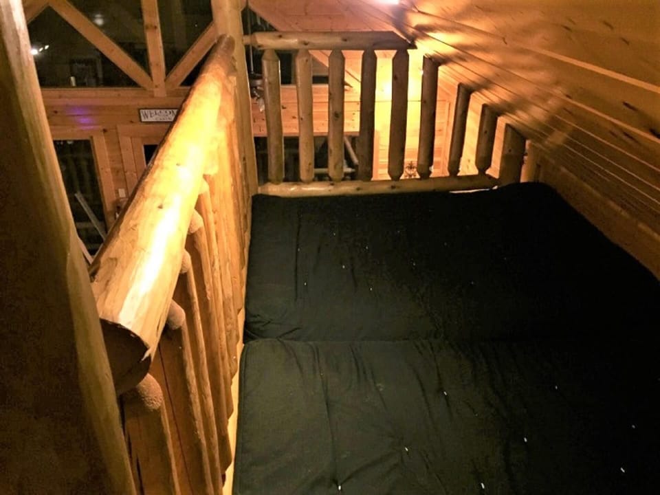 Futon Mattresses above Loft