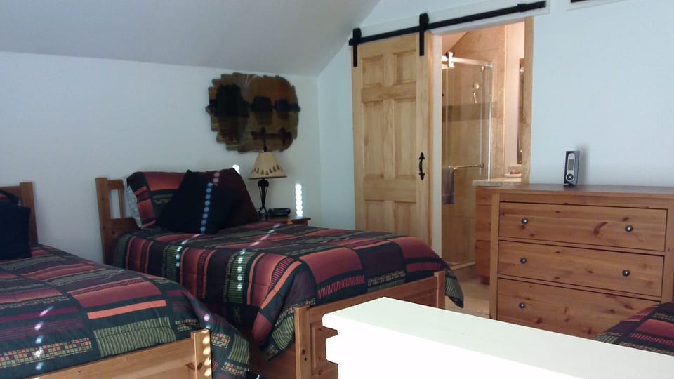 Loft area now includes a full bathroom 