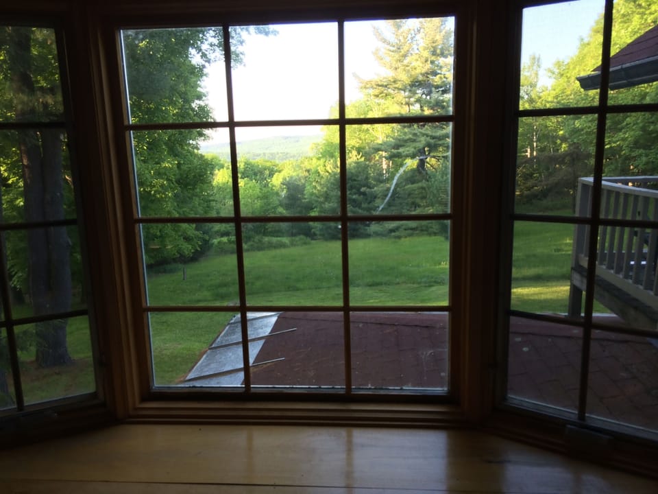 View from upstairs bedroom