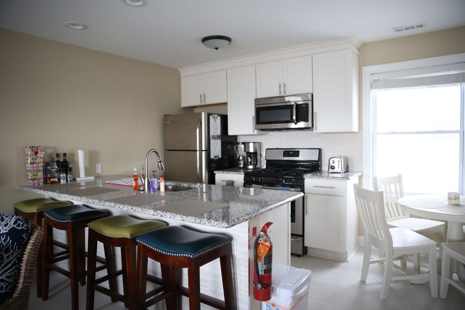 Brand new kitchen with granite counter tops