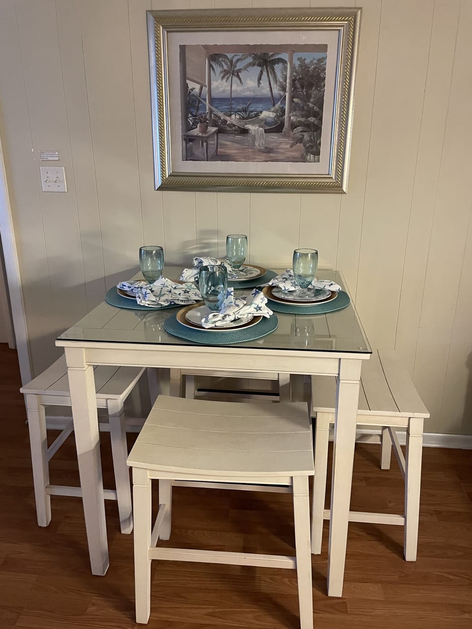 Comfortable casual dining table