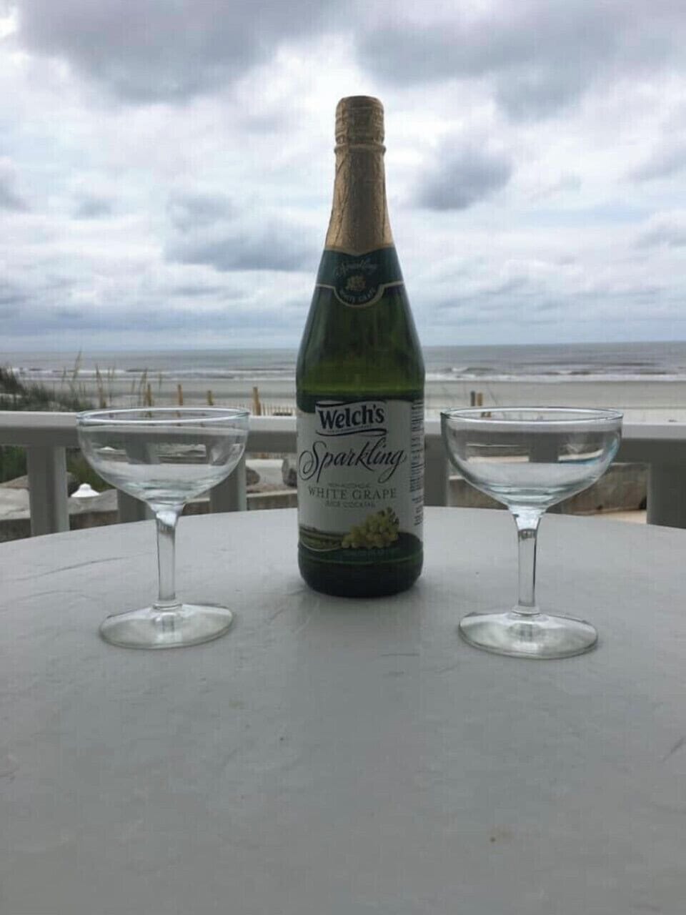 Champagne or Sparkling Cider,  you will want to toast the beauty of “The View”