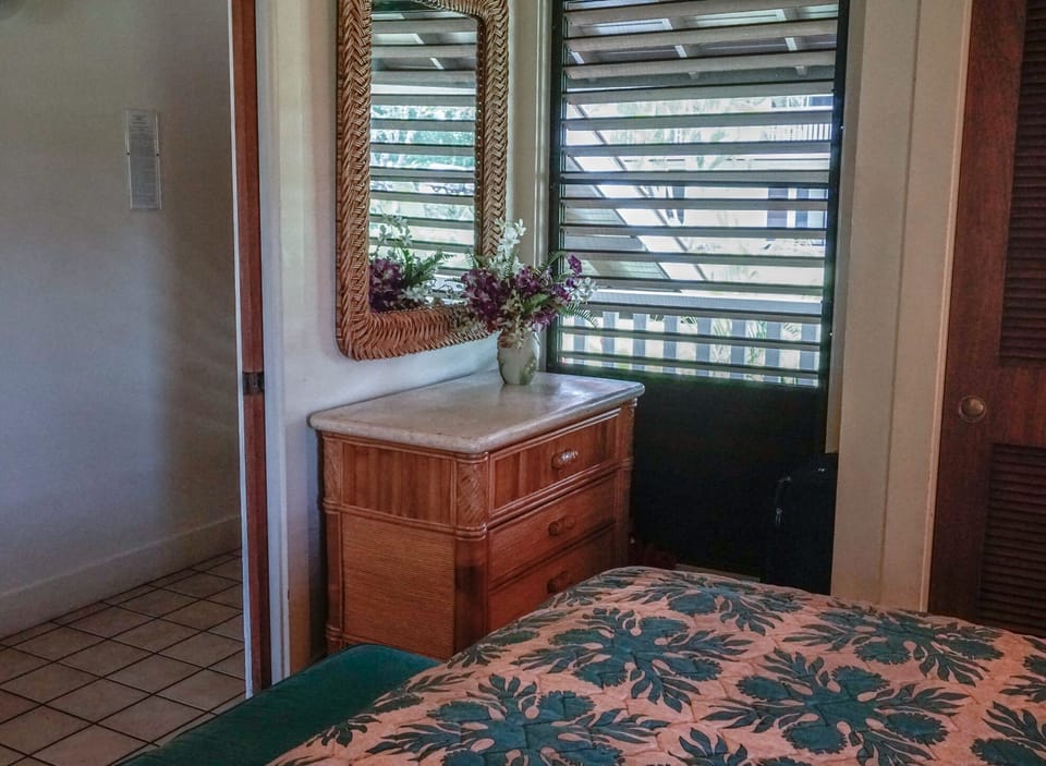 Bedroom views of the grounds