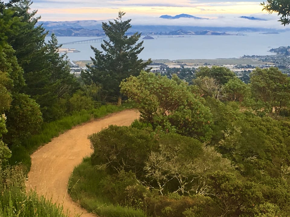 View from the hiking trail just 10 min from cottage 
