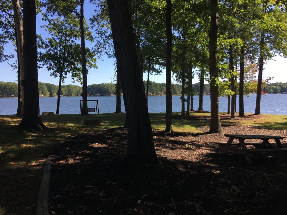 Park-like yard. Over 200 feet of water frontage