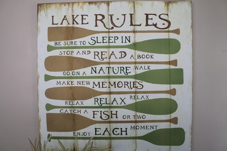 Enjoy the simple things