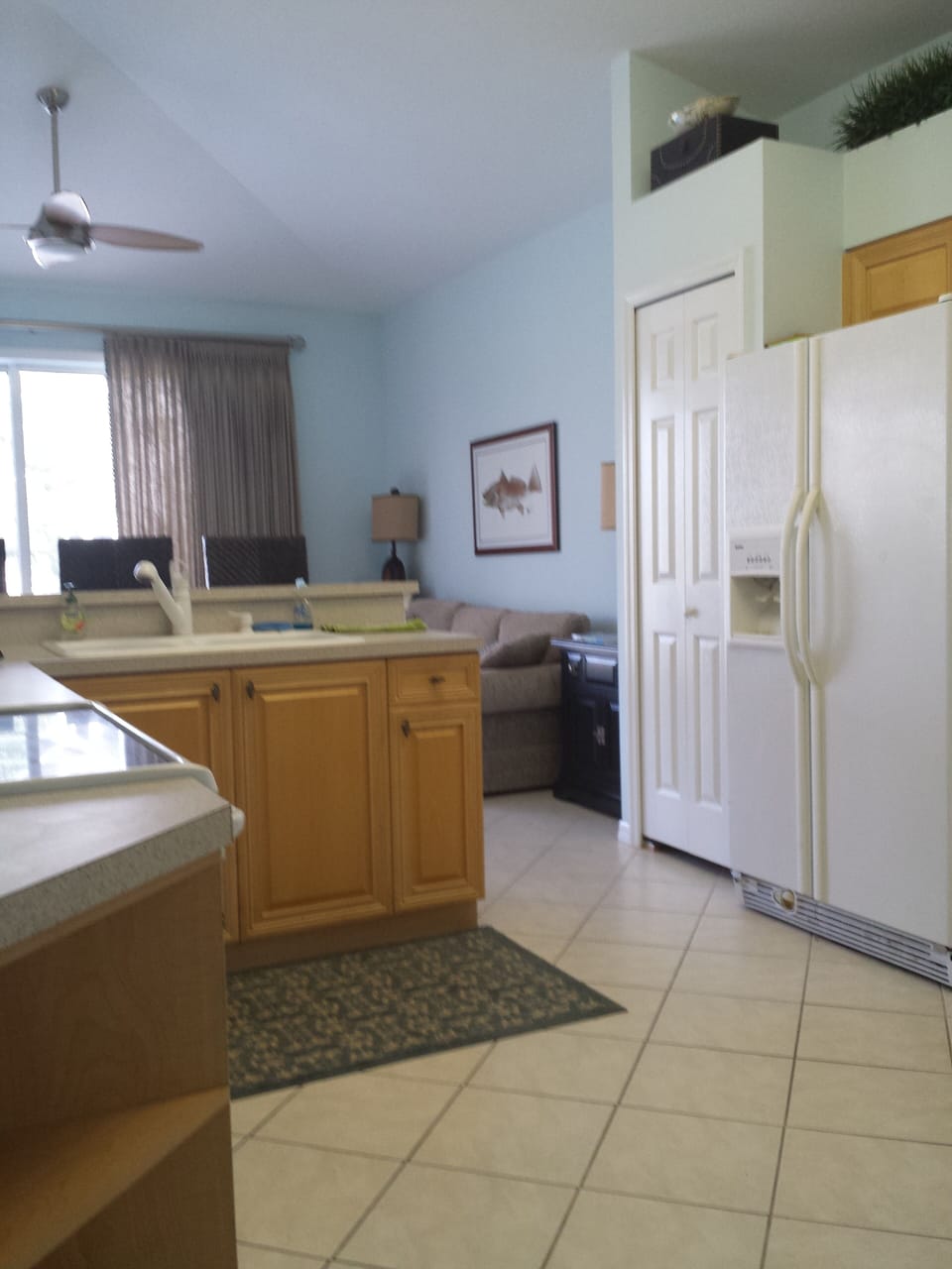 Kitchen looking into family room.