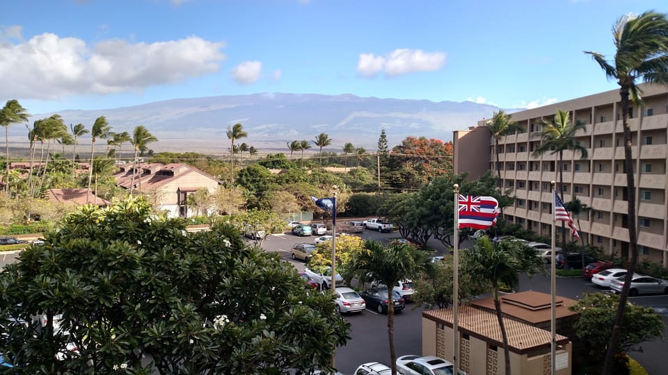 Haleakala as viewed from our third bedroom