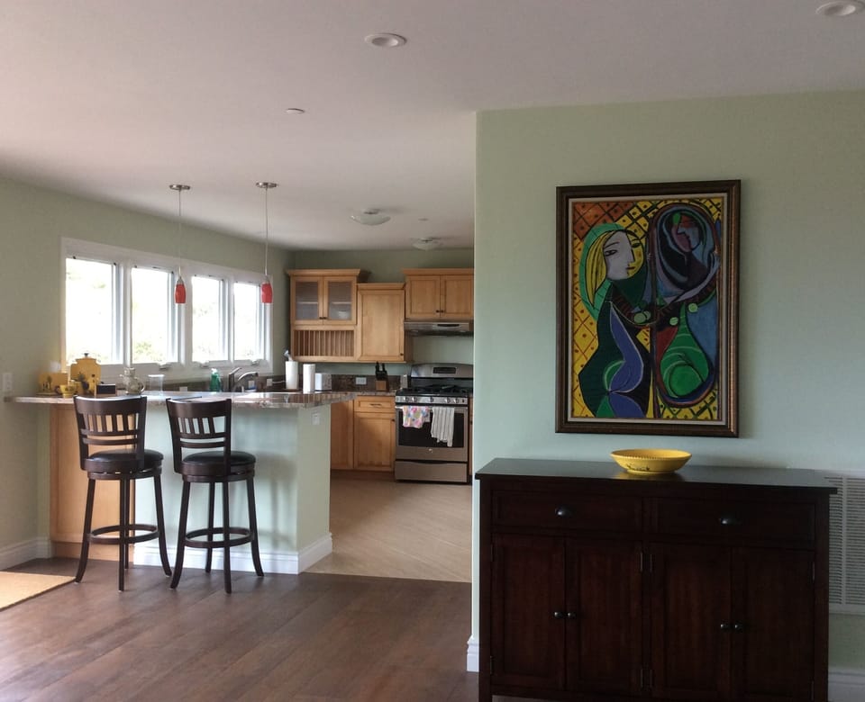 kitchen and dining buffet