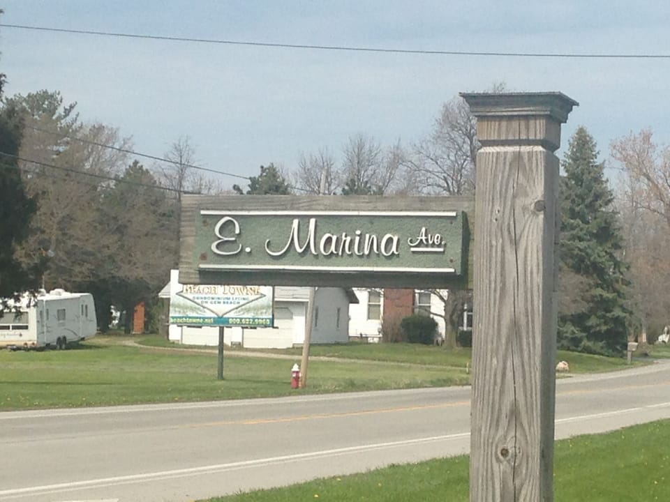 Enter onto E. Marina Ave.
