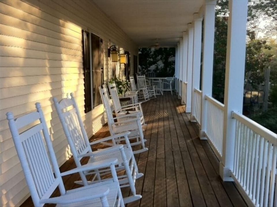 Front porch: Quiet moments to hear the ocean  or enjoy breakfast