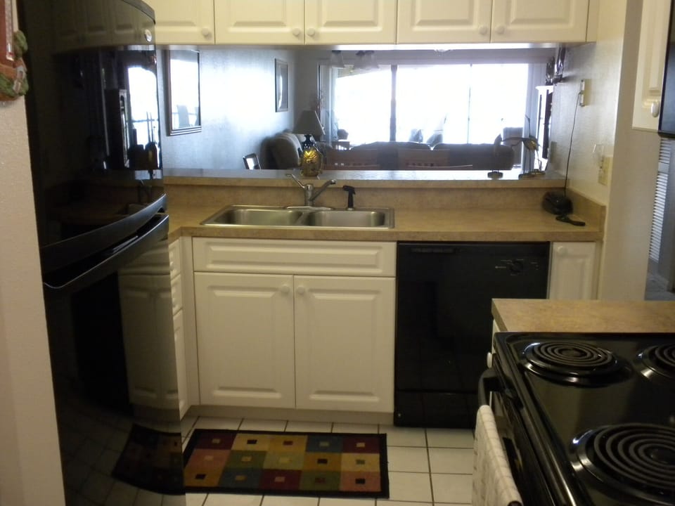Fully stocked kitchen