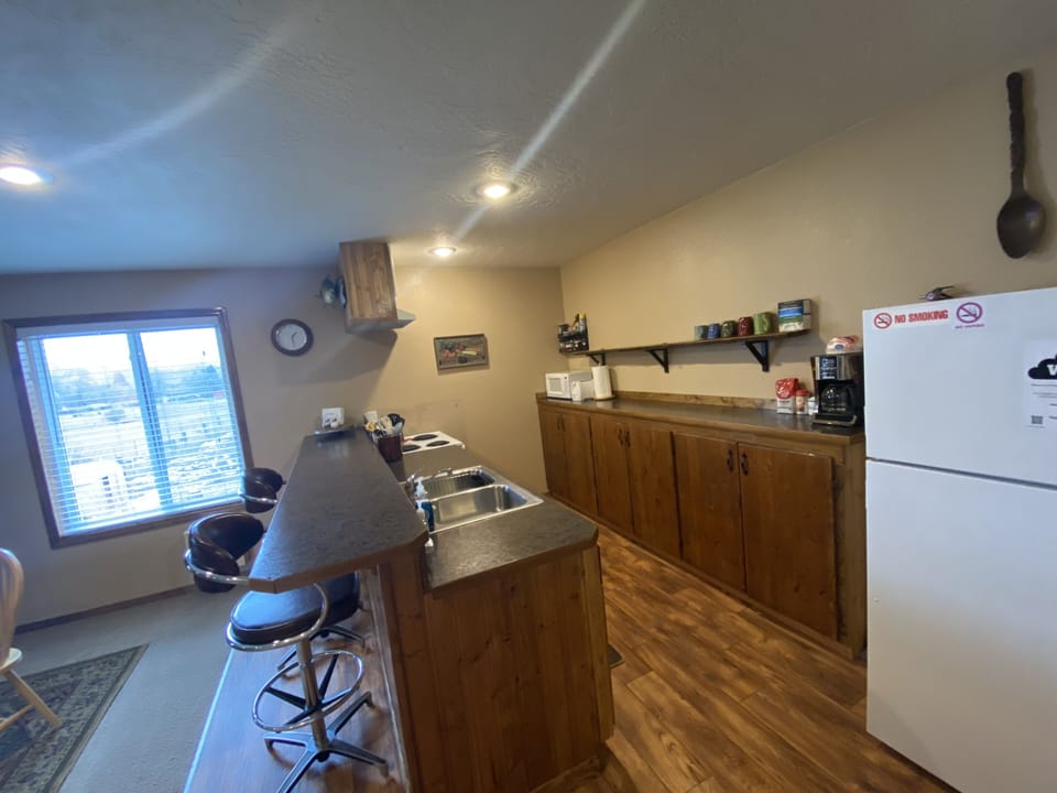 fully stocked kitchen