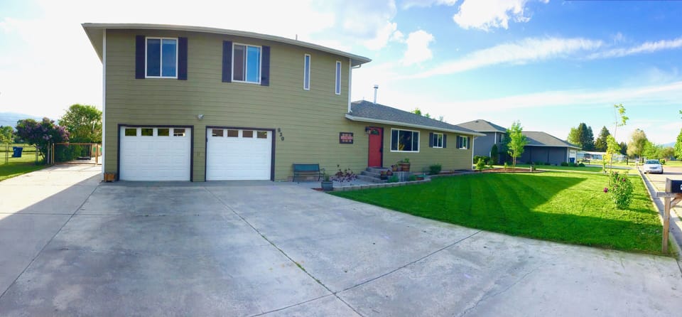 apartment sits above the garage