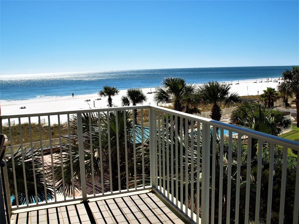 View from the side balcony