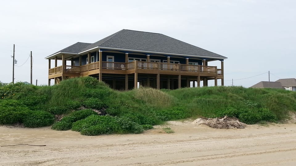 View from the beach