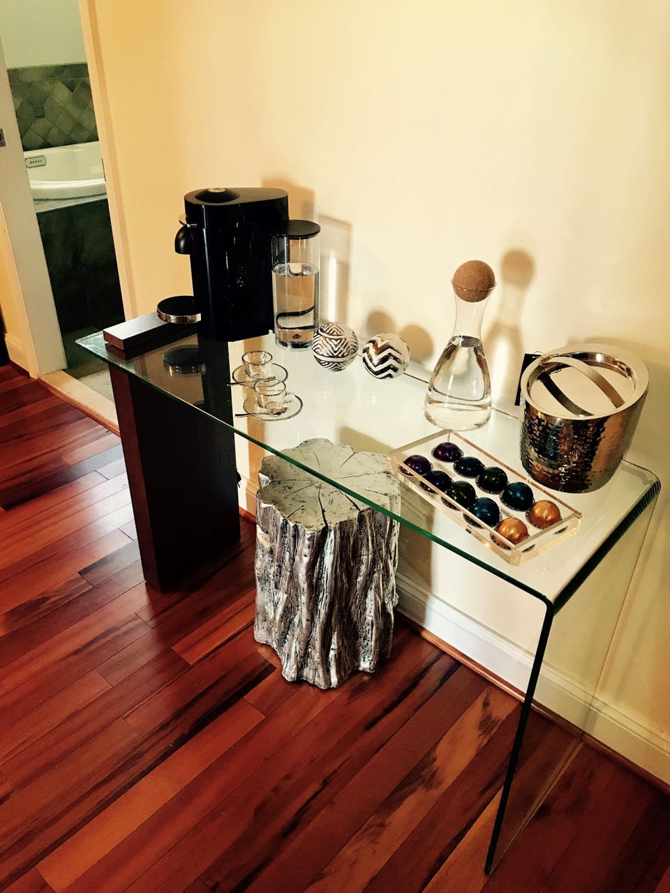 NEW! Coffee / Espresso bar located in the master bedroom.