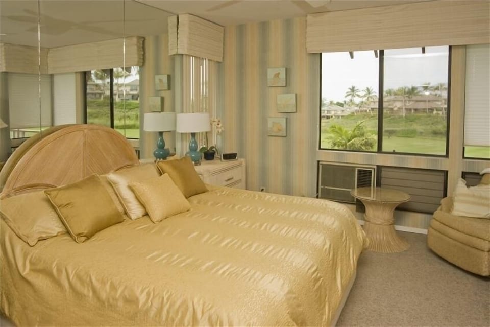 Master Bedroom on golf course with ocean view
