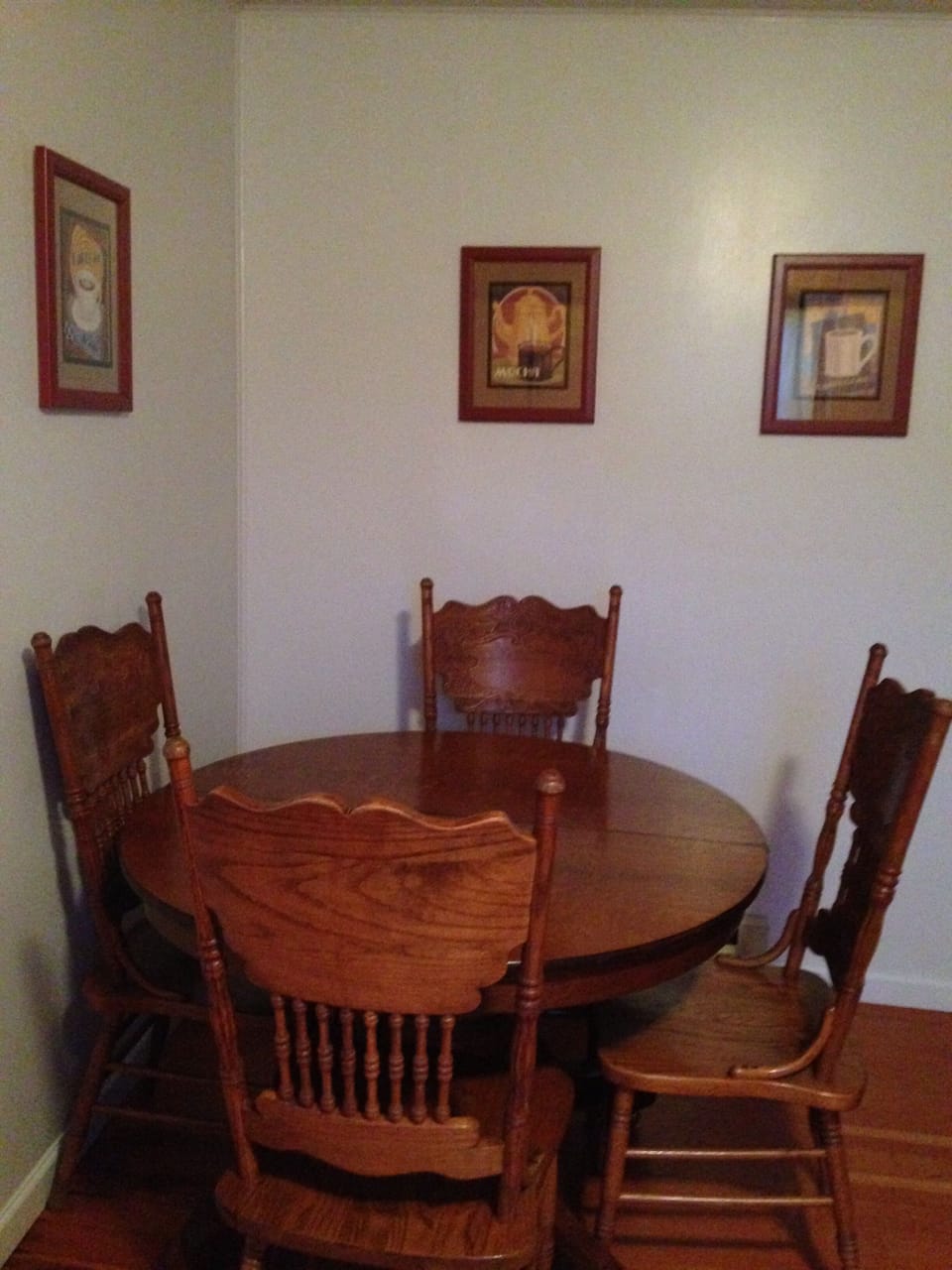 Old Craftsman style secretary located in living room.