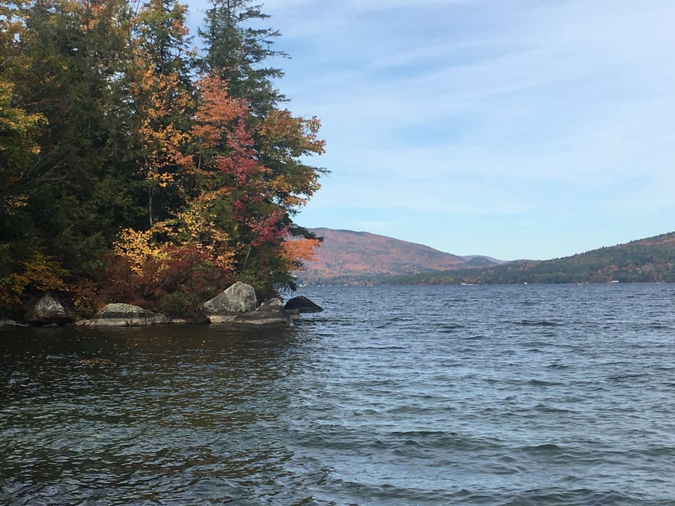 State park fall hike