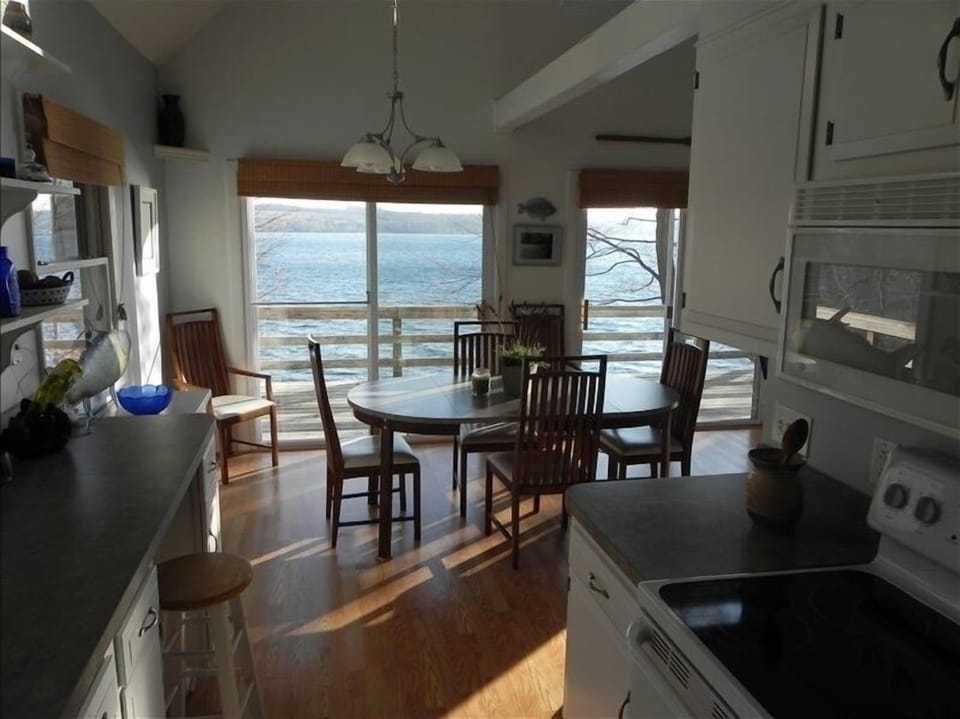 view from kitchen