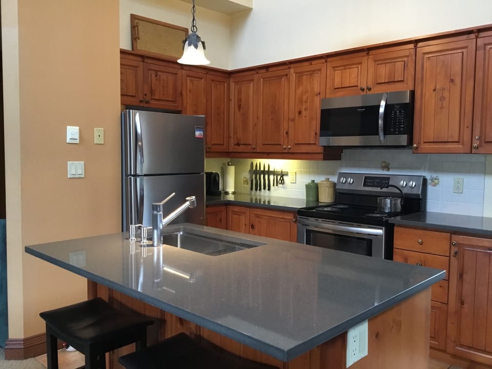 Newly renovated kitchen. 