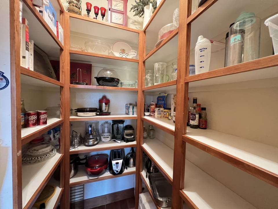 Interior of pantry