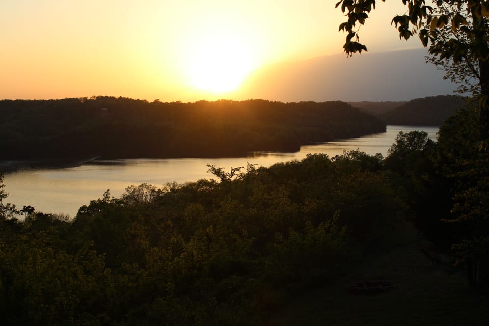 Eat your supper on the deck watching the beautiful sunset!
