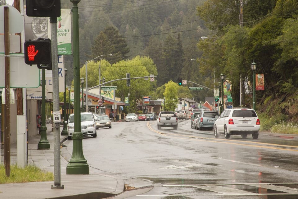 Downtown Guerneville.