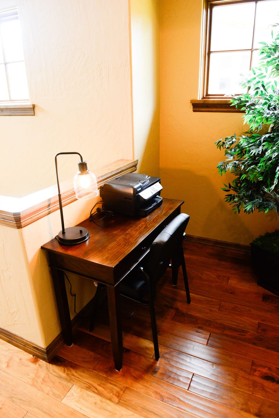 Desk, printer