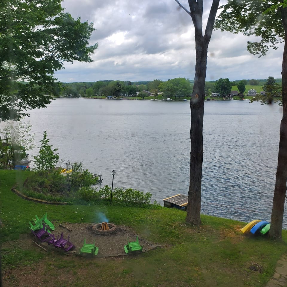 lake view from main 2nd floor bedroom