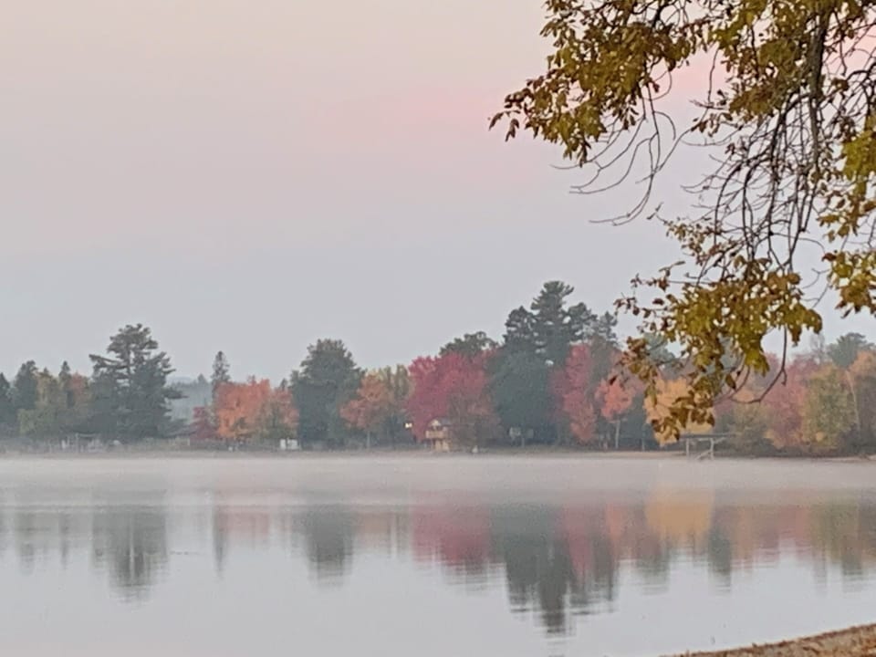Changing colors in the Fall along the bay