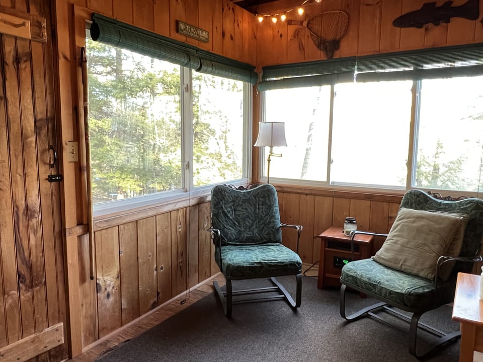 Sun room sitting area