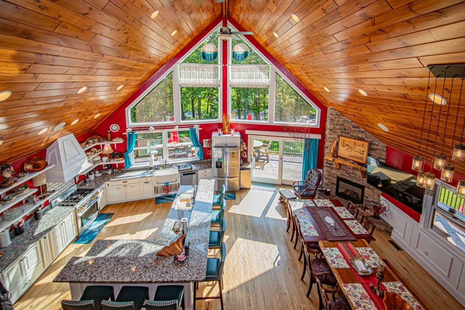 Main Level Kitchen and dining area