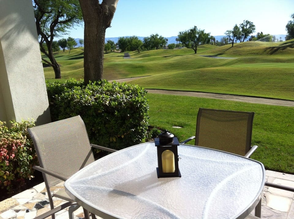 Back patio looking onto Stadium course