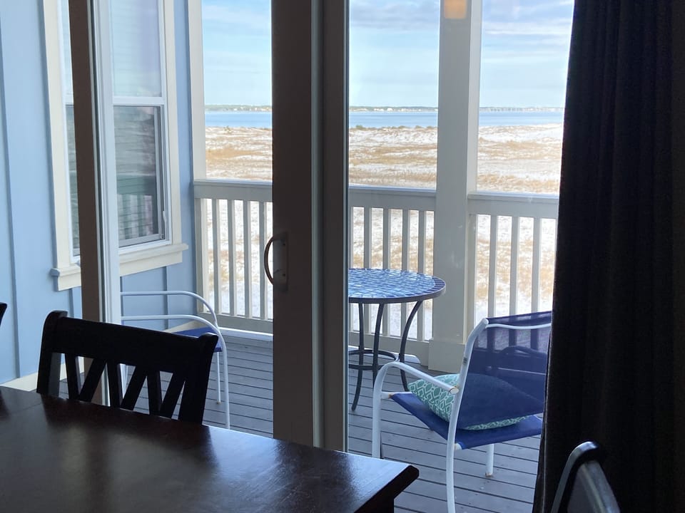 Fantastic views when dinning indoors or out!