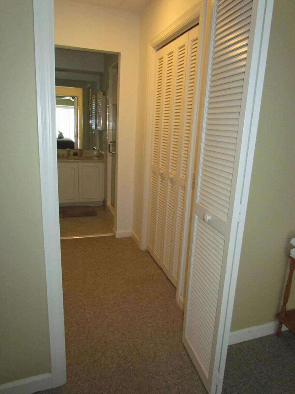 Bath with shower, double sink vanity, two large closets, off Master Bedroom.