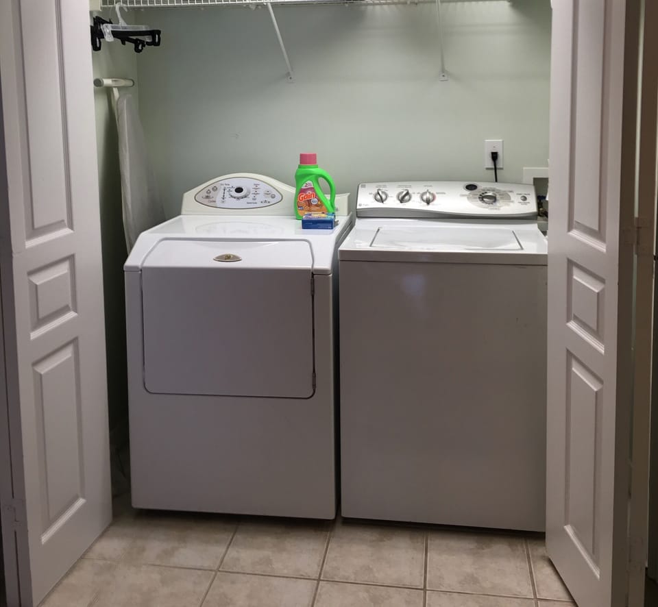 Full size washer and dryer