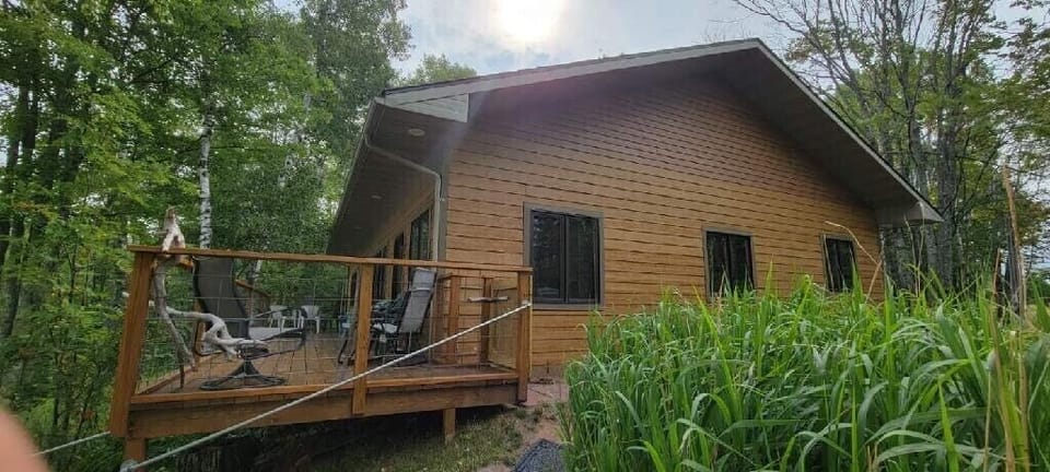 Lakeside deck 