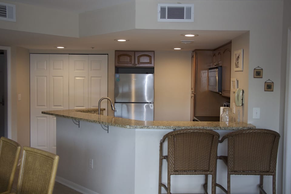 Kitchen from living room
