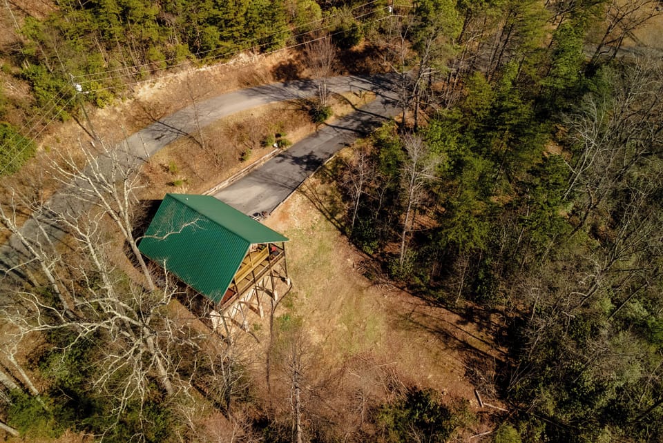 An Eagle's View of the cabin