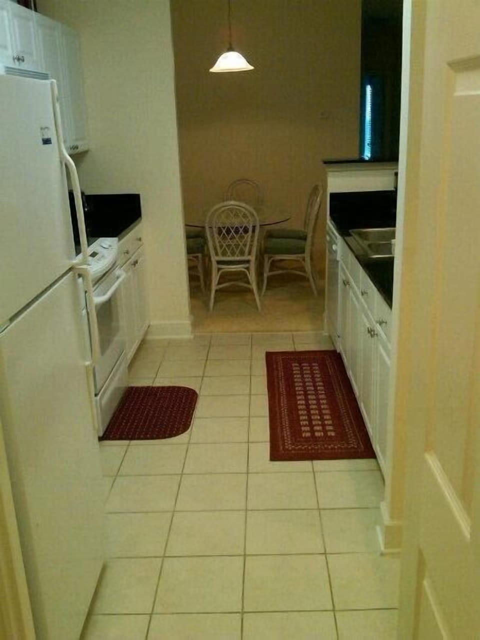 kitchen with granite counter tops
