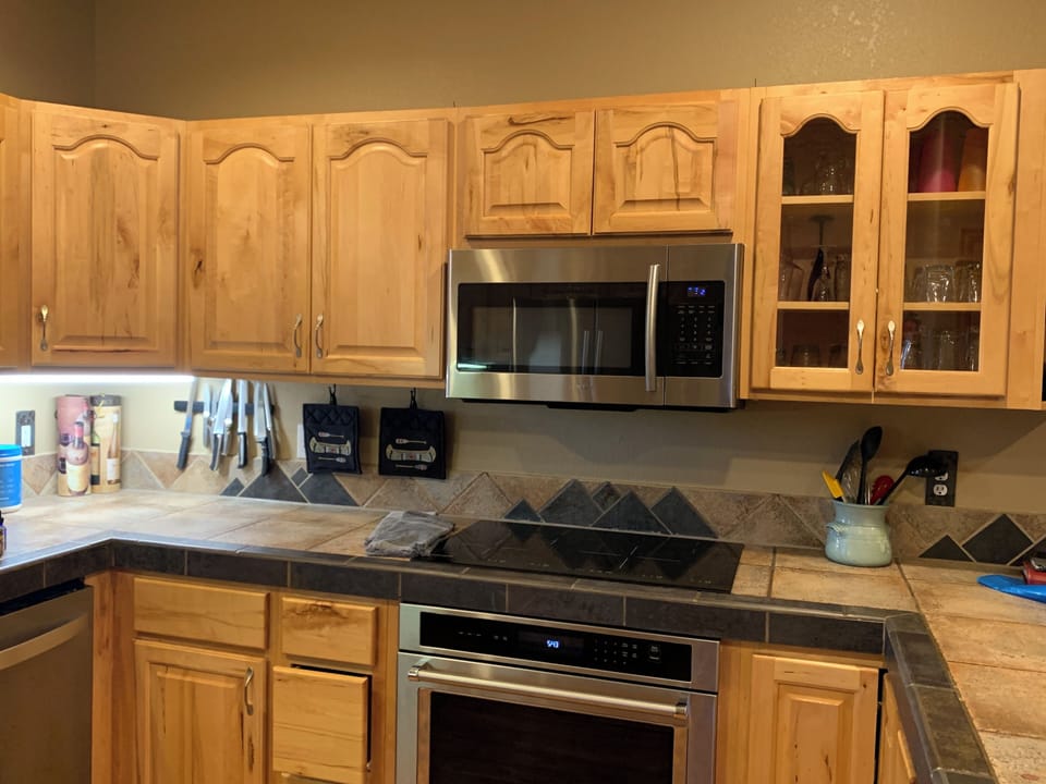 New Kitchen aide oven, induction cooktop, microwave