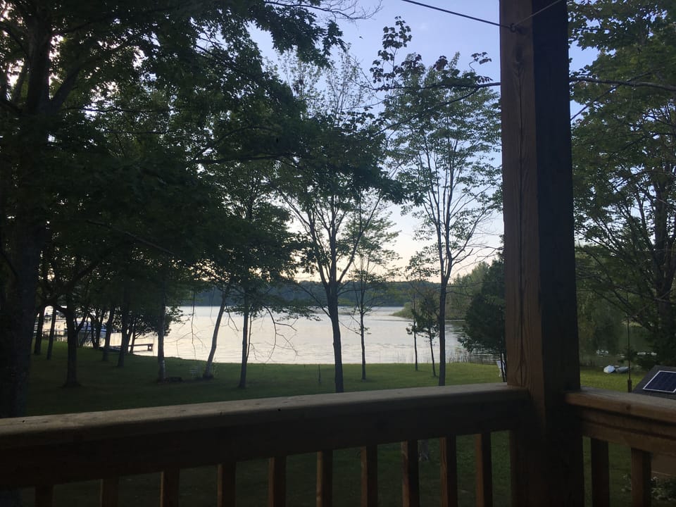 Sun setting 